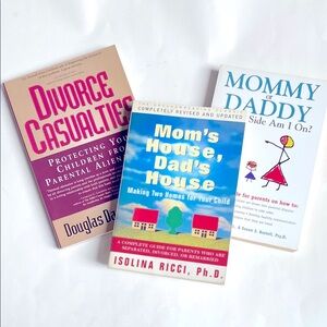 Set of Three Parenting Books Divorce Co-Parenting Parental Alienation